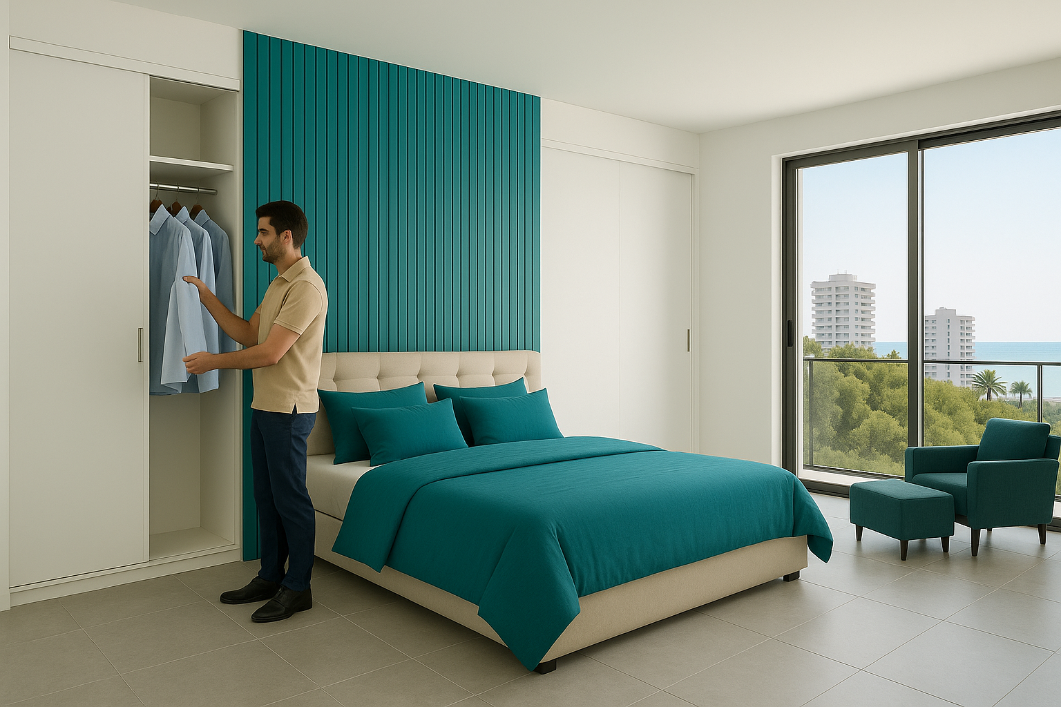 Apartment à San Pedro del Pinatar, Murcia, Espagne 1 chambre, 60 m2 No. 187026