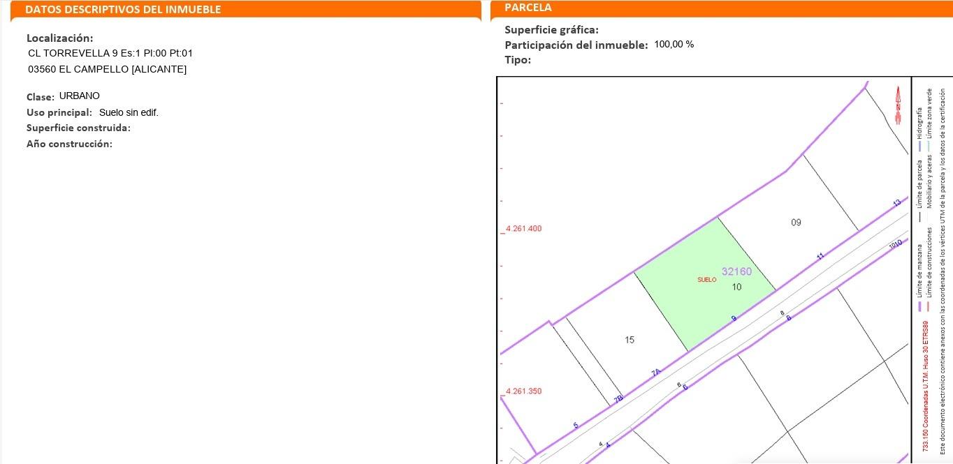Land plot à El Campello, Alicante, Espagne No. 182891