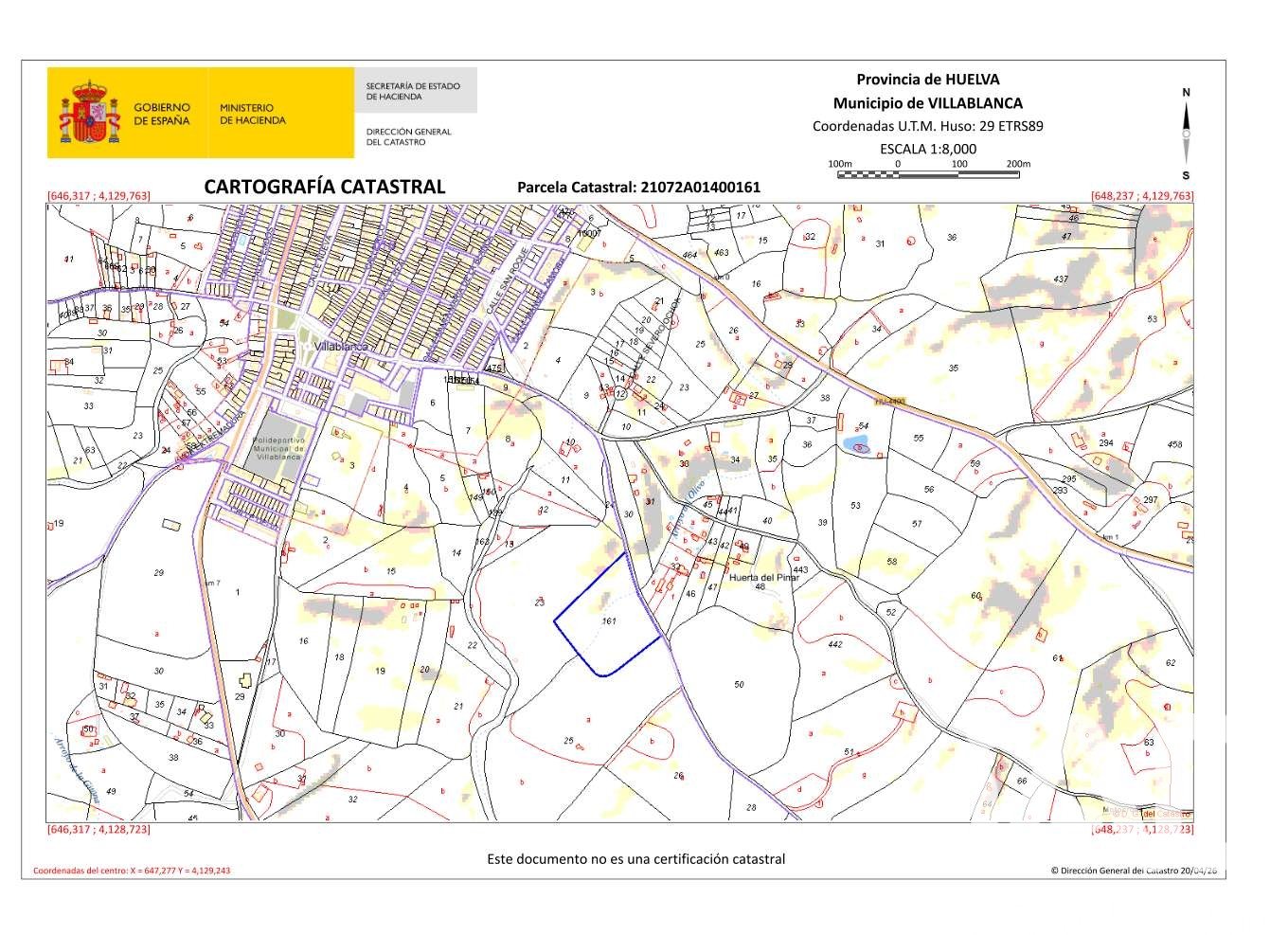 Land in Villablanca, Huelva, Spanien 19674 m2 Nr. 184911
