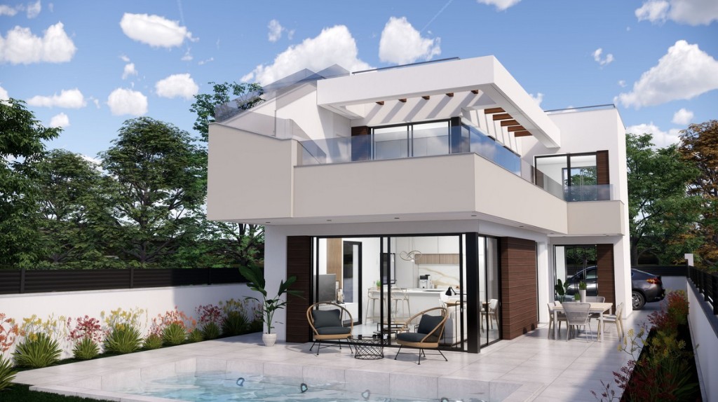 Villa in Alicante, Spain 3 bedrooms, 120 sq.m. No. 145224