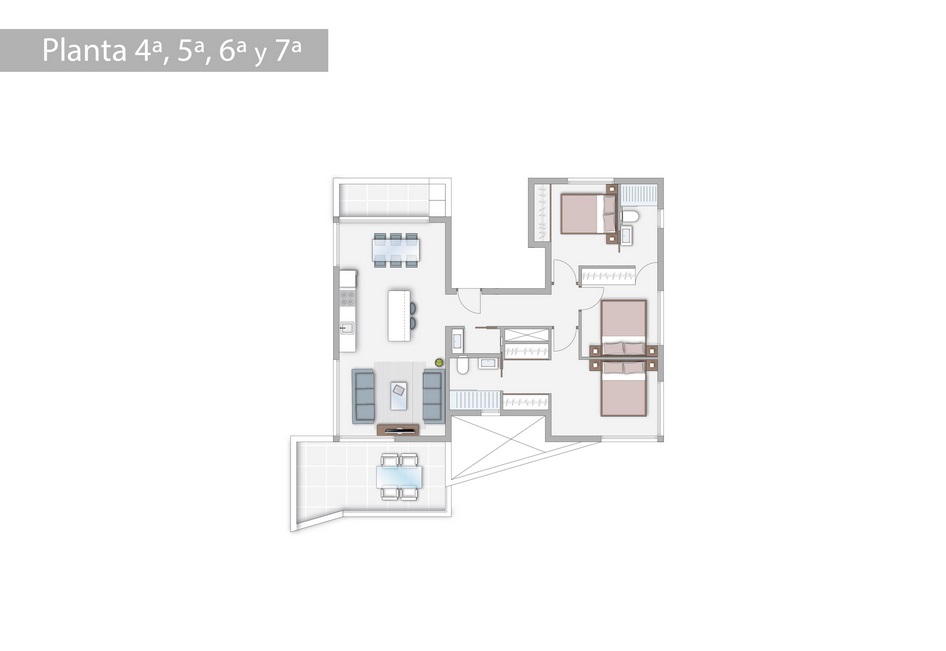 Apartament w Guardamar del Segura, Alicante, Hiszpania 3 sypialnie, 94 mkw. nr 145226