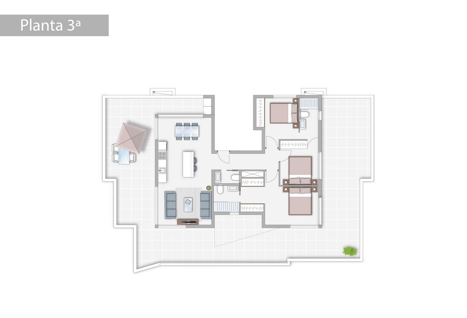 Apartament w Guardamar del Segura, Alicante, Hiszpania 3 sypialnie, 94 mkw. nr 145226