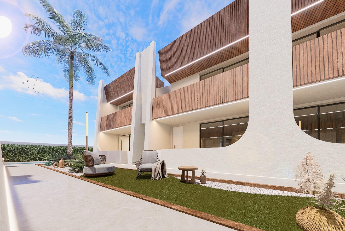 Bungalow i San Pedro del Pinatar, Murcia, Spanien 2 sovrum, 63 kvm. Nr. 119668