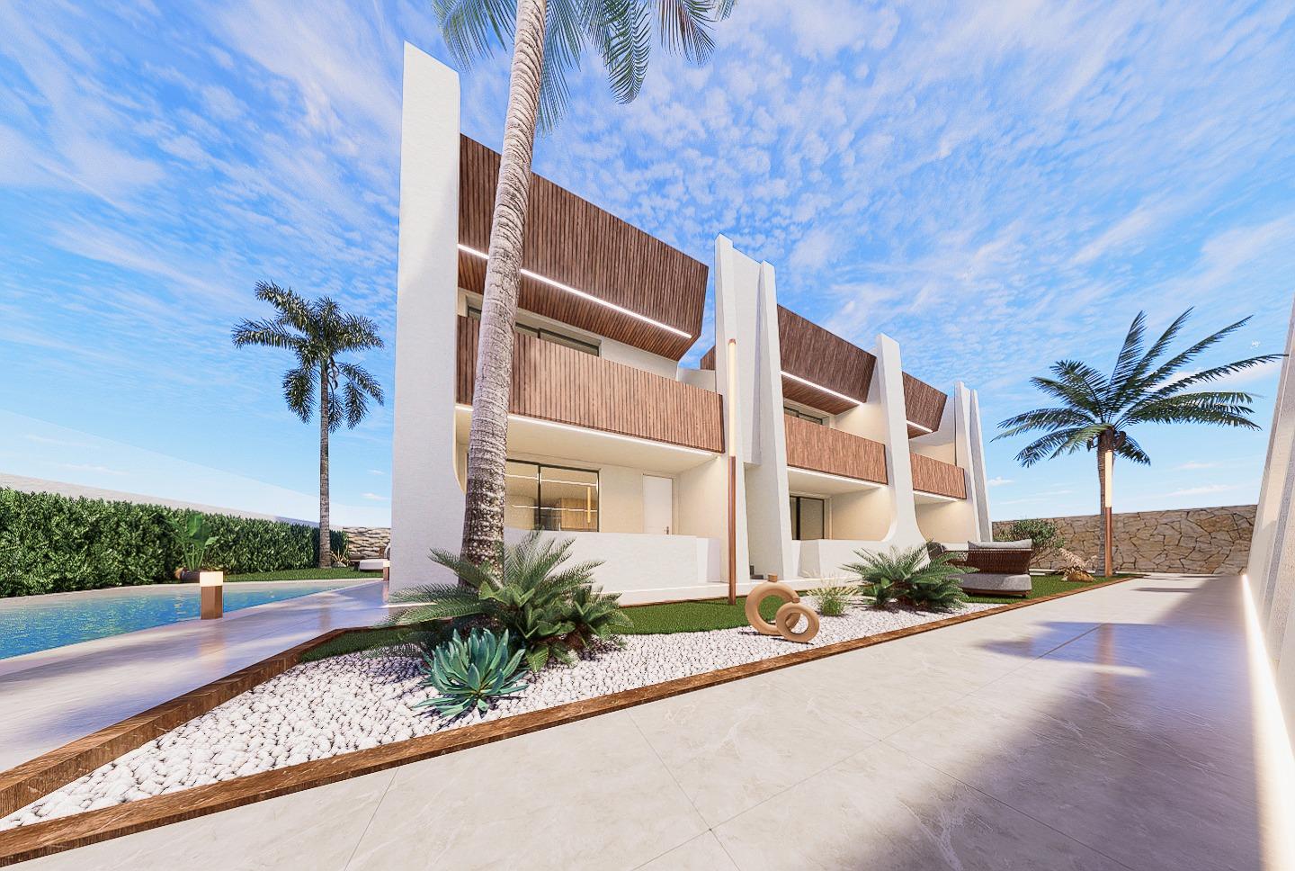 Bungalow i San Pedro del Pinatar, Murcia, Spanien 2 sovrum, 63 kvm. Nr. 119668