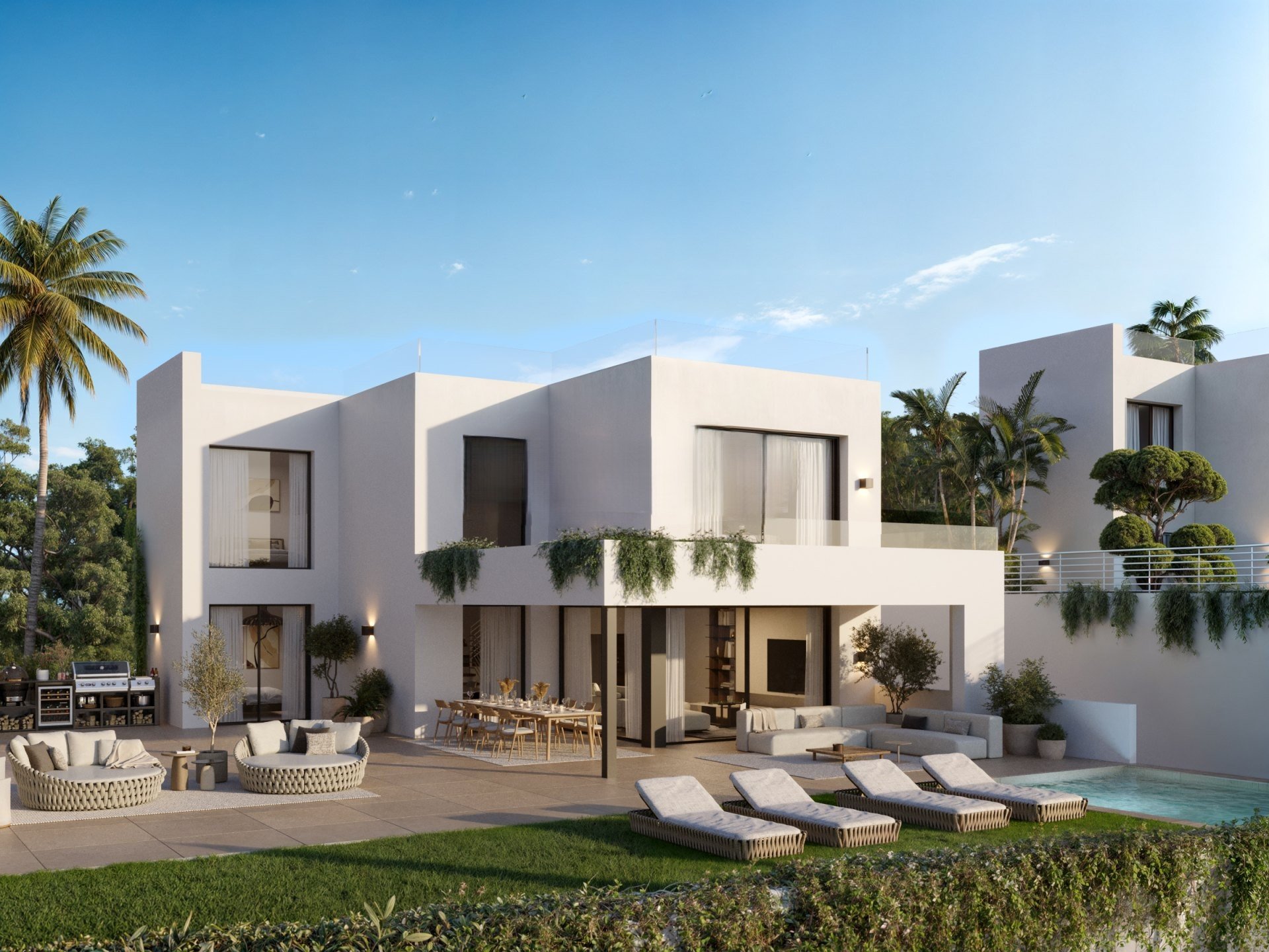 Villa i Mijas, Malaga, Spanien 4 sovrum, 667 kvm. Nr. 181232