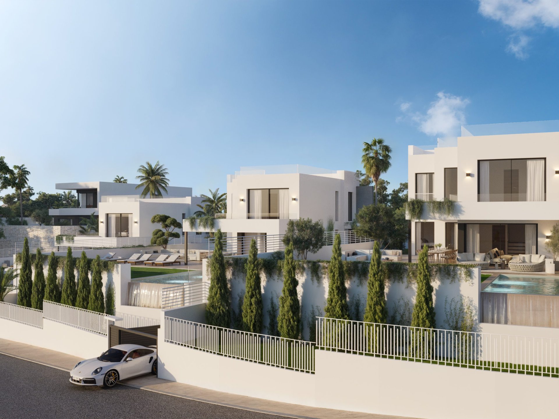 Villa i Mijas, Malaga, Spanien 4 sovrum, 667 kvm. Nr. 181232