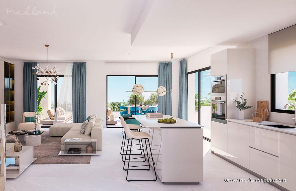 Villa i Estepona, Malaga, Spanien 4 sovrum, 180 kvm. Nr. 192991