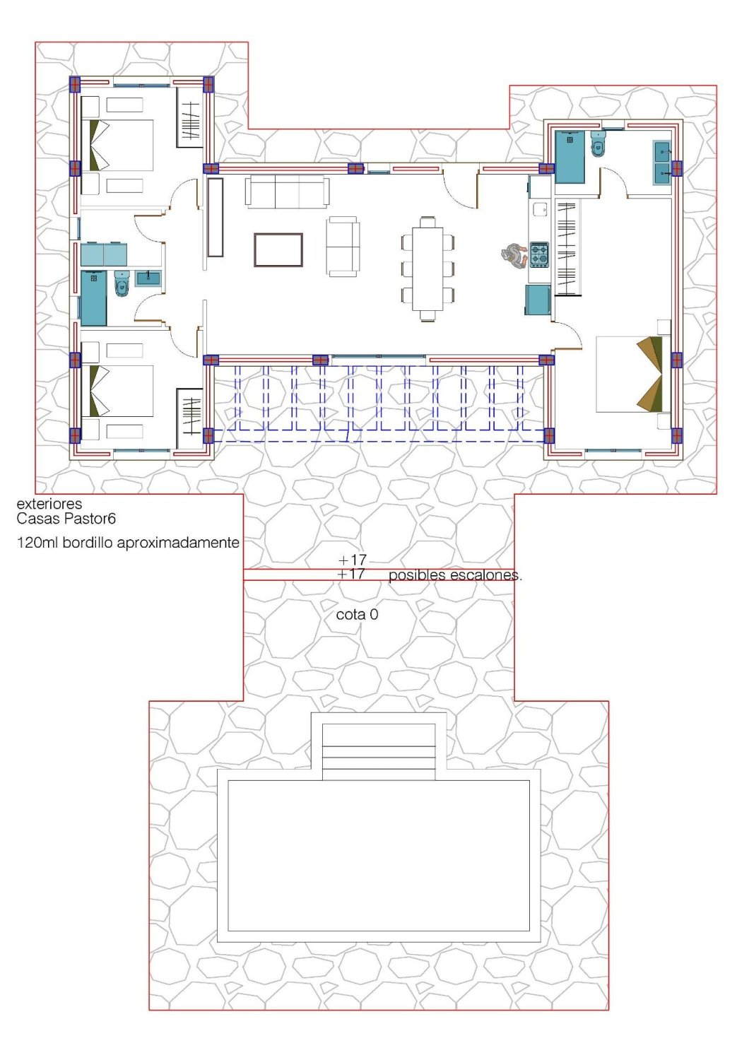 Villa en Pinoso, Alicante, España 3 dormitorios, 120 m2 No. 147837