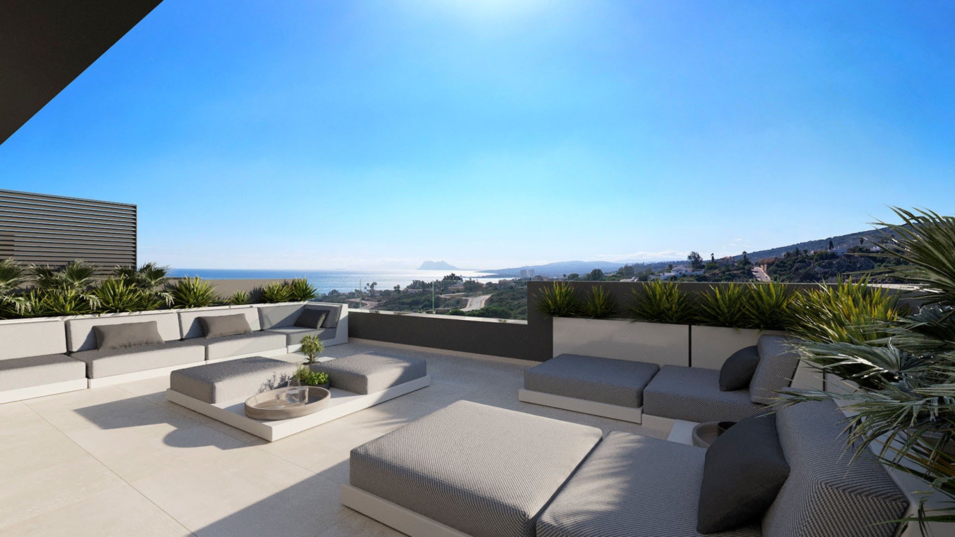 Villetta a schiera in Blue View Heights, Manilva, Malaga, Spagna 4 camere da letto, 121 mq. N° 65792