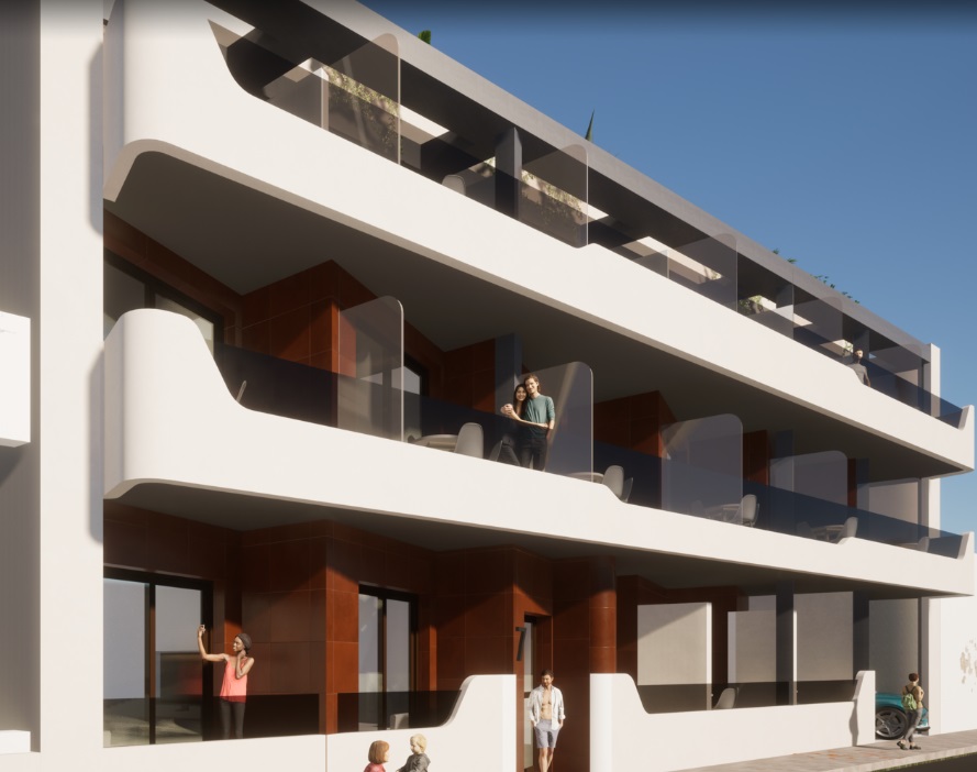 Dzīvoklis Torrevieja, Alicante, Spānijā 1 istaba, 56 m2 Nr. 145080