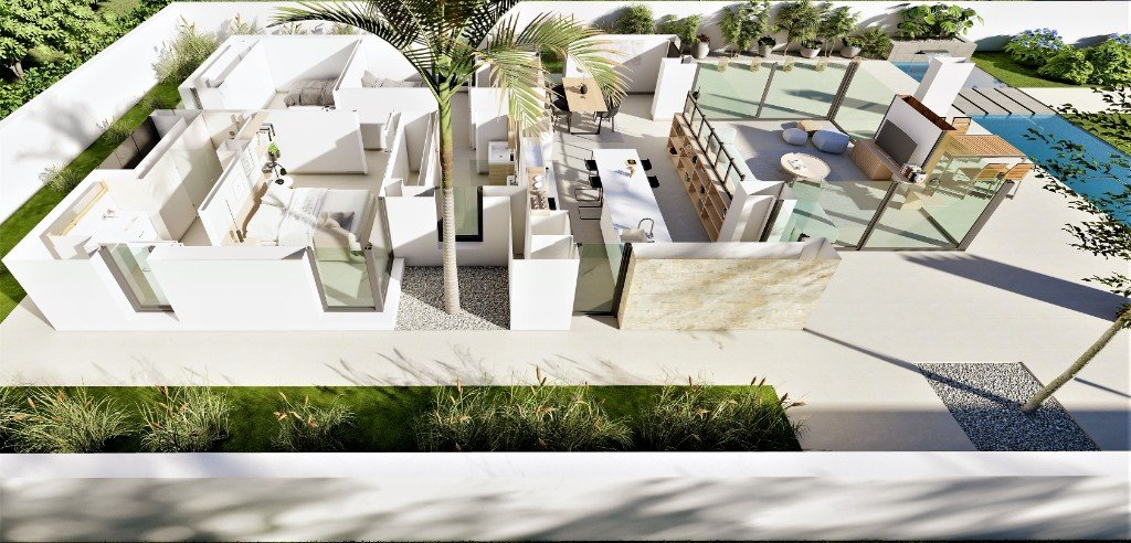 Villa San Fulgencio, Alicante, Spānijā 3 istabas, 145 m2 Nr. 145078