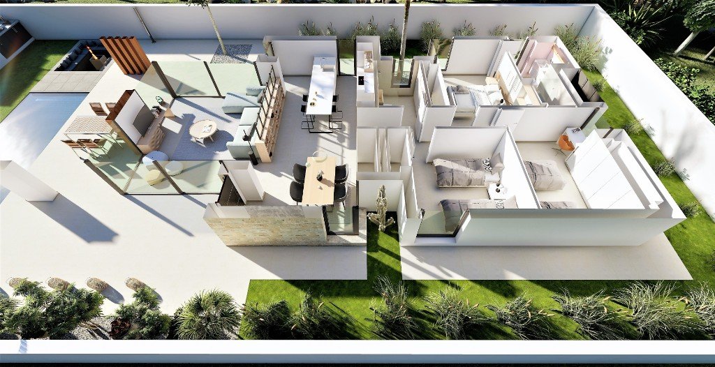 Villa San Fulgencio, Alicante, Spānijā 3 istabas, 145 m2 Nr. 145078