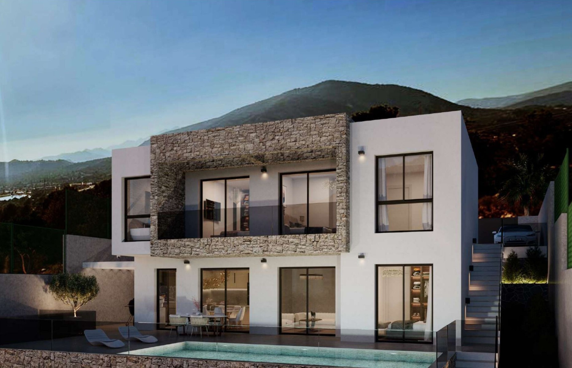 Villa in Benidorm, Alicante, Spain 4 bedrooms, 306 sq.m. No. 154521