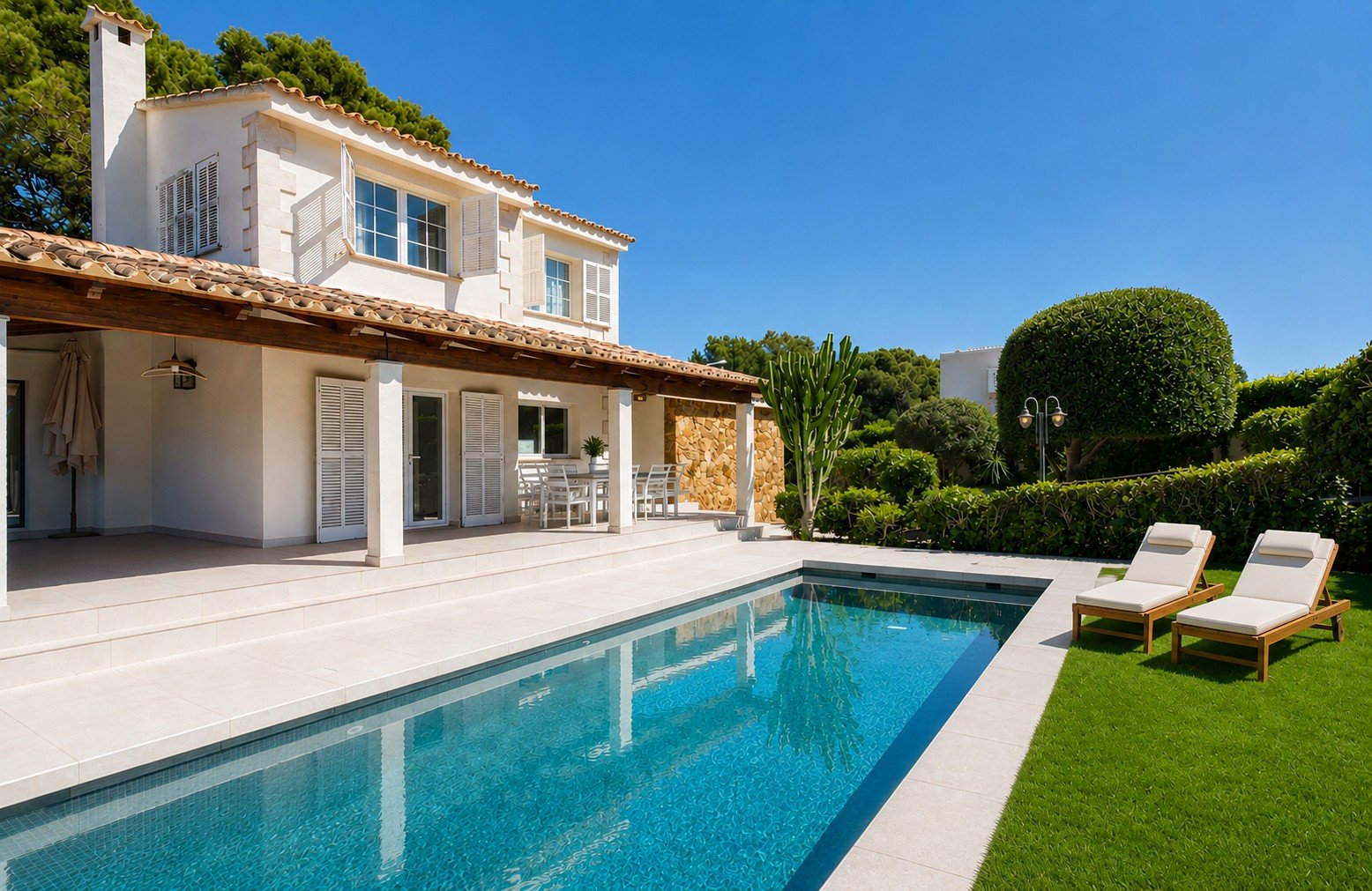 Huvila Santa Ponsa, Mallorca, Espanja 4 makuuhuonetta, 241 m2 No. 193636