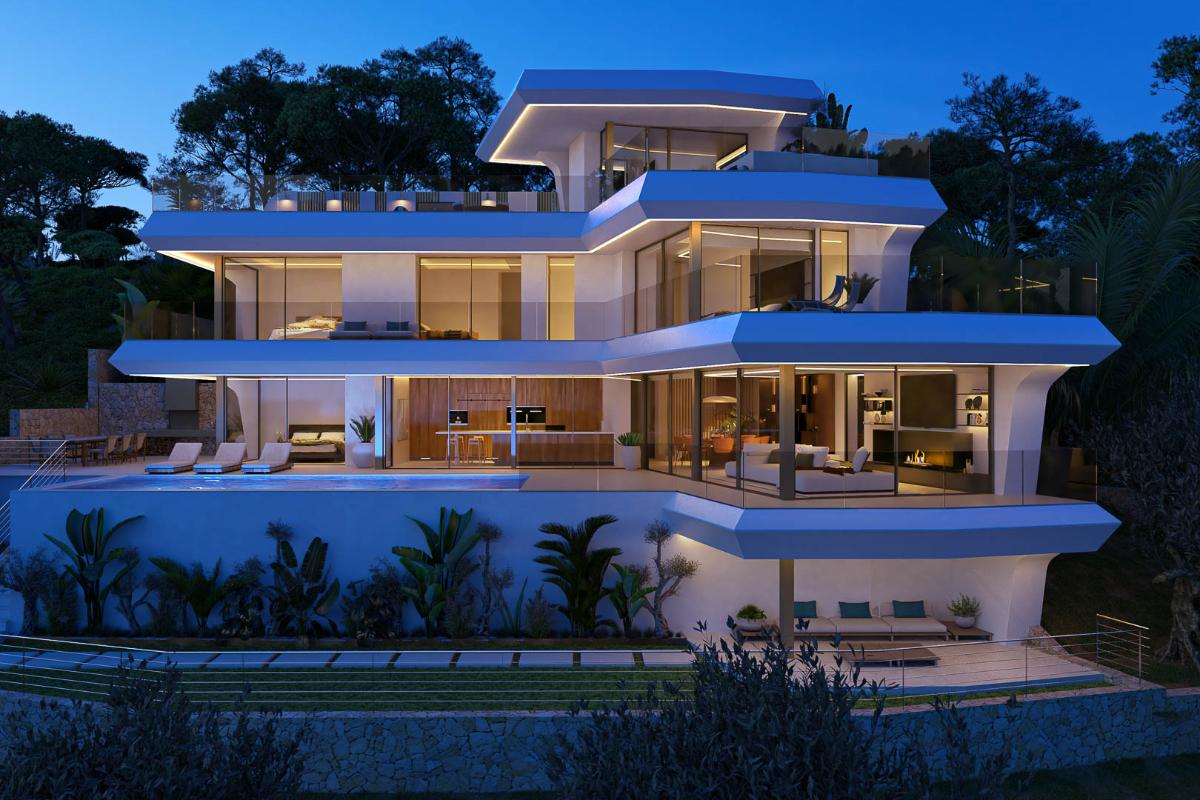 Villa in Altea, Alicante, Spain 4 bedrooms, 509 sq.m. No. 149007