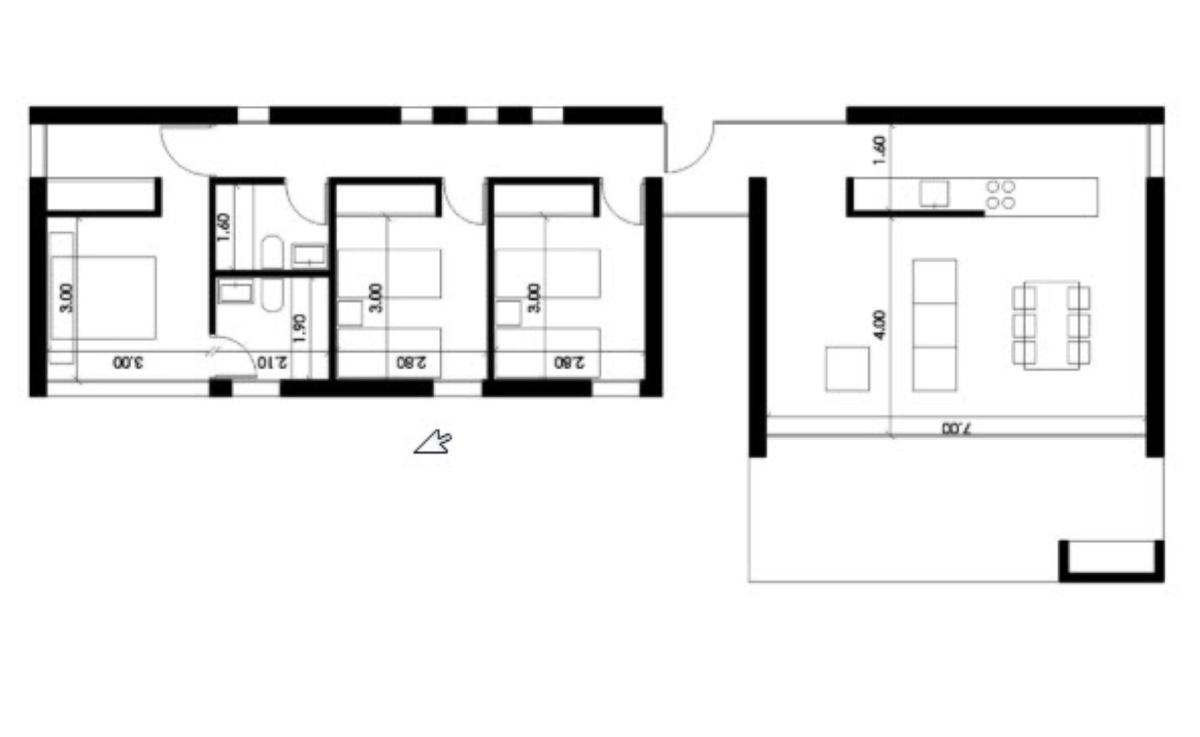 Villa in Pedreguer, Alicante, Spanien 3 Schlafzimmer, 130 m2 Nr. 80552