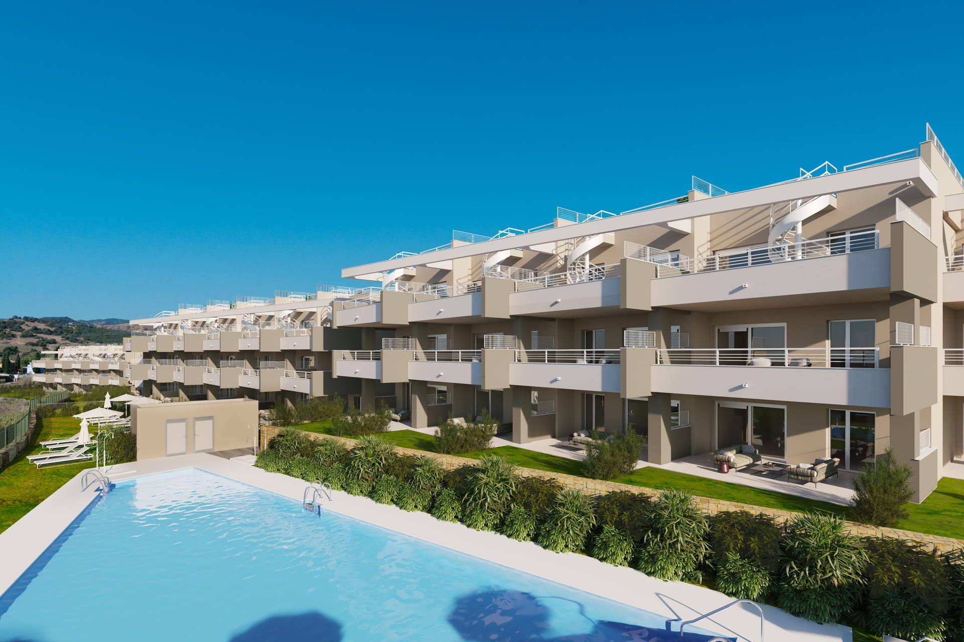 Huoneisto Estepona, Malaga, Espanja 2 makuuhuonetta, 83 m2 No. 134897