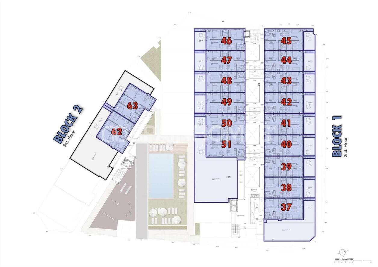 Huoneisto Elche, Alicante, Espanja 2 makuuhuonetta, 78 m2 No. 147245