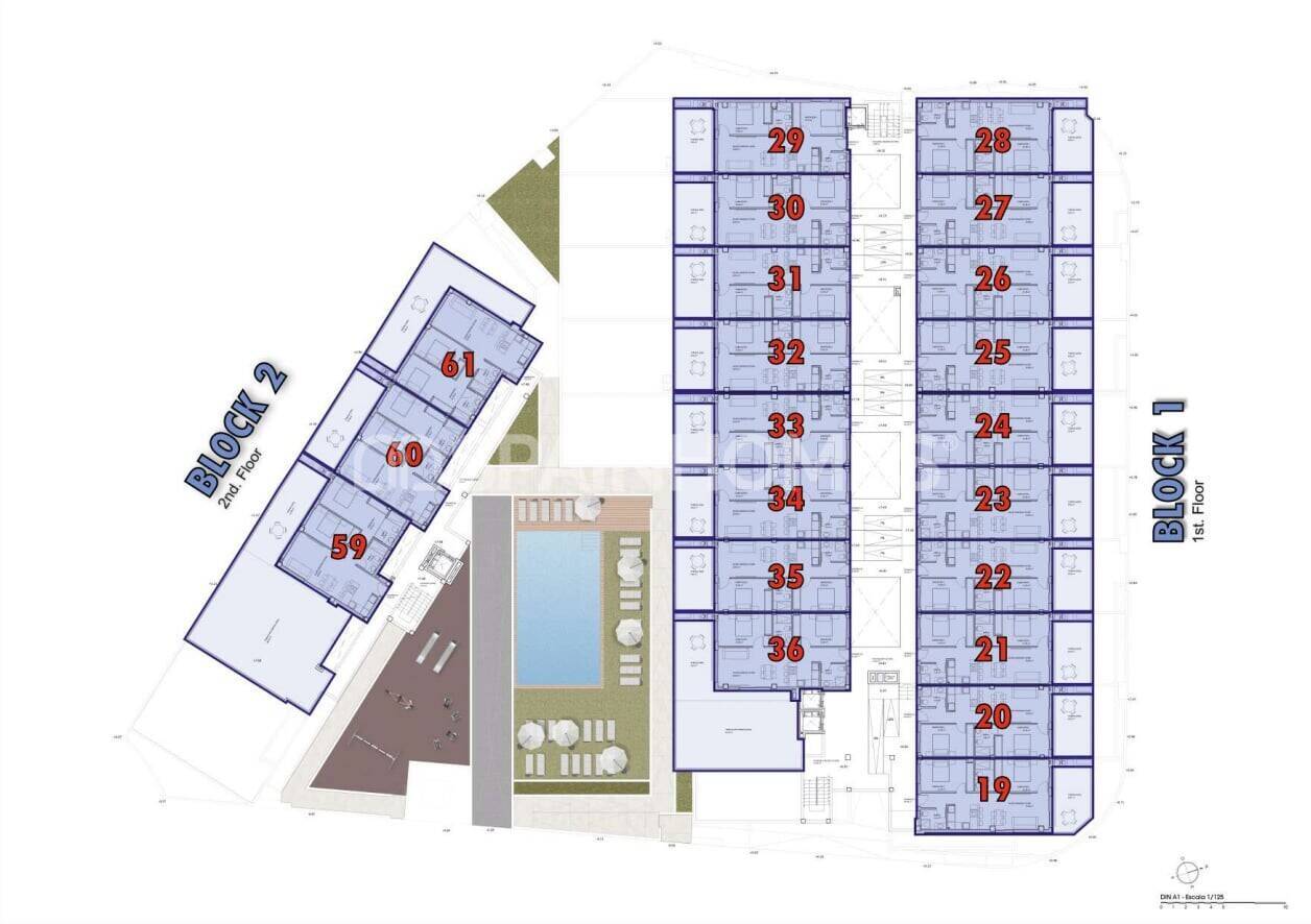 Penthauss Elche, Alicante, Spānijā 2 istabas, 78 m2 Nr. 147246