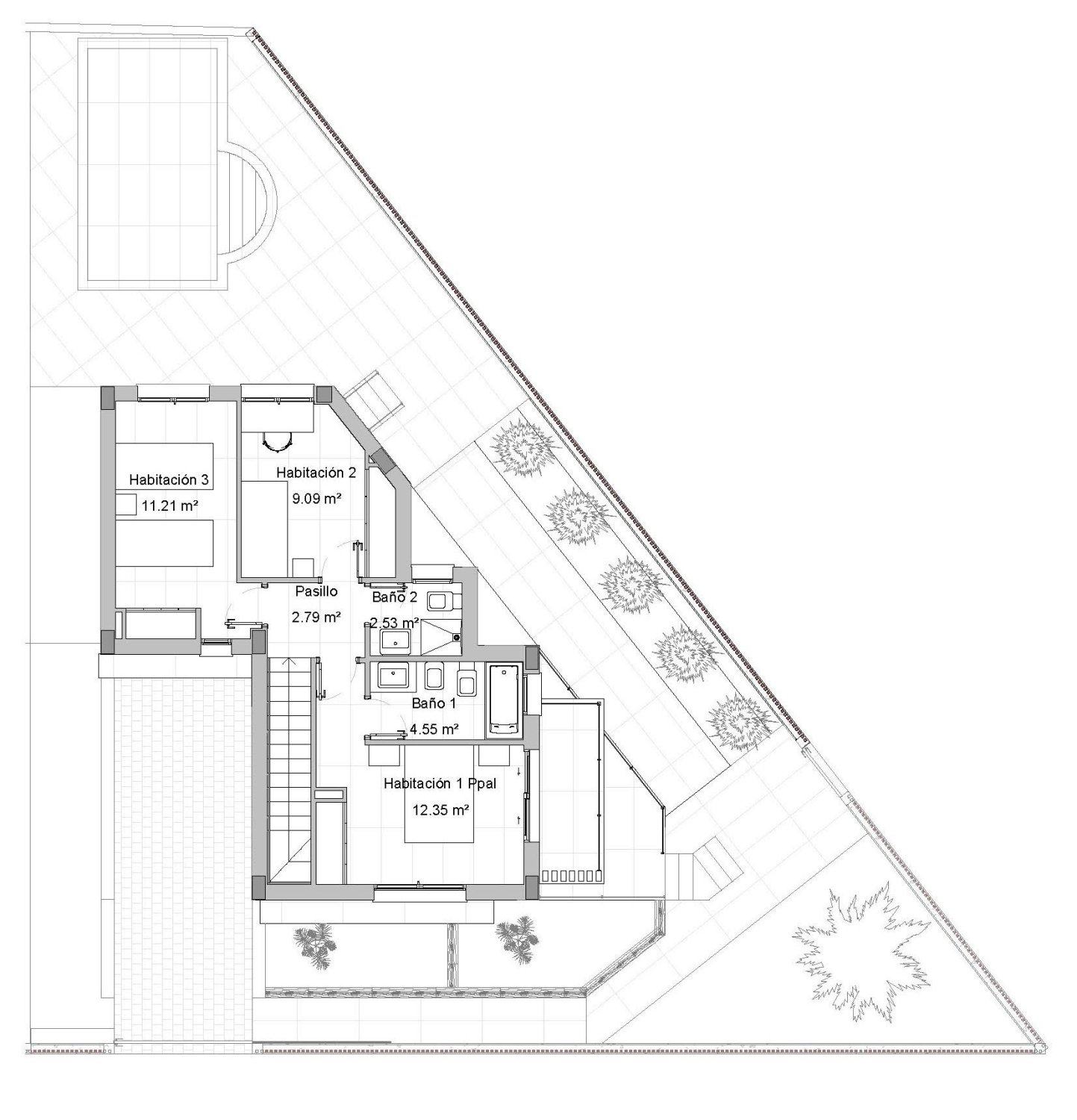 Villa en Los Alcázares, Murcia, España 4 dormitorios, 192 m2 No. 133940