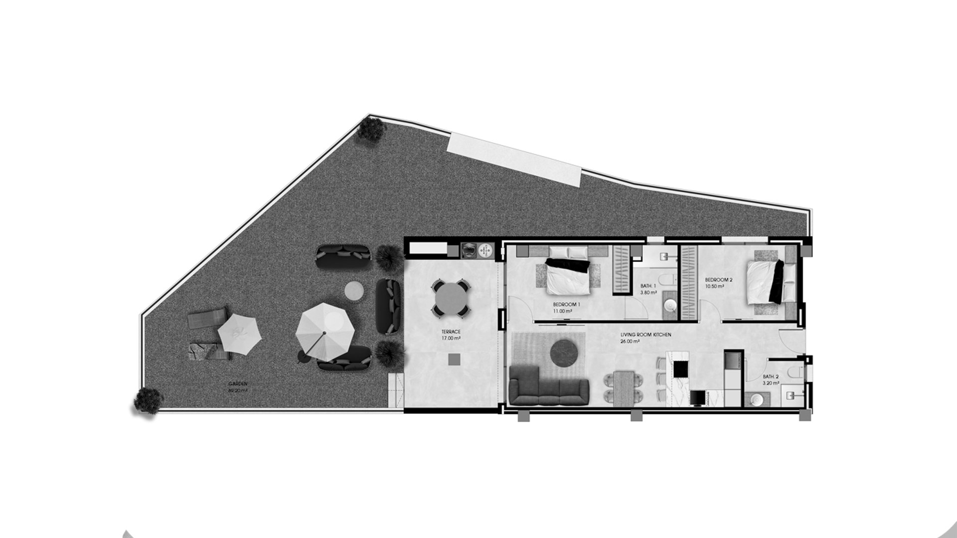 Dzīvoklis Pinet Beach II, Alicante, Spānijā 2 istabas, 78 m2 Nr. 155125