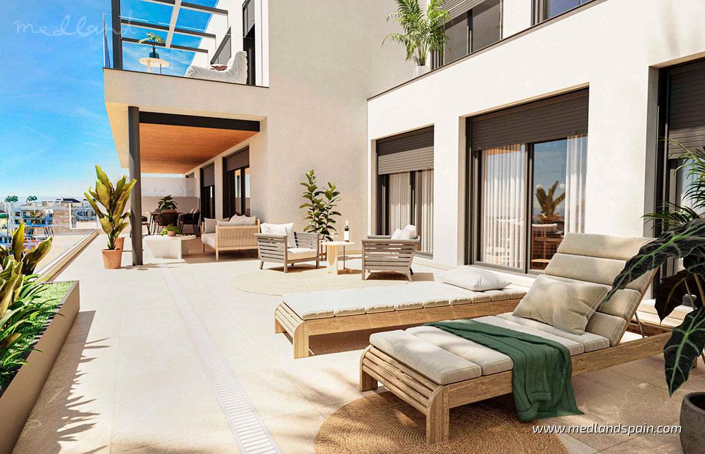 Dzīvoklis Estepona, Malaga, Spānijā 2 istabas, 130 m2 Nr. 132916