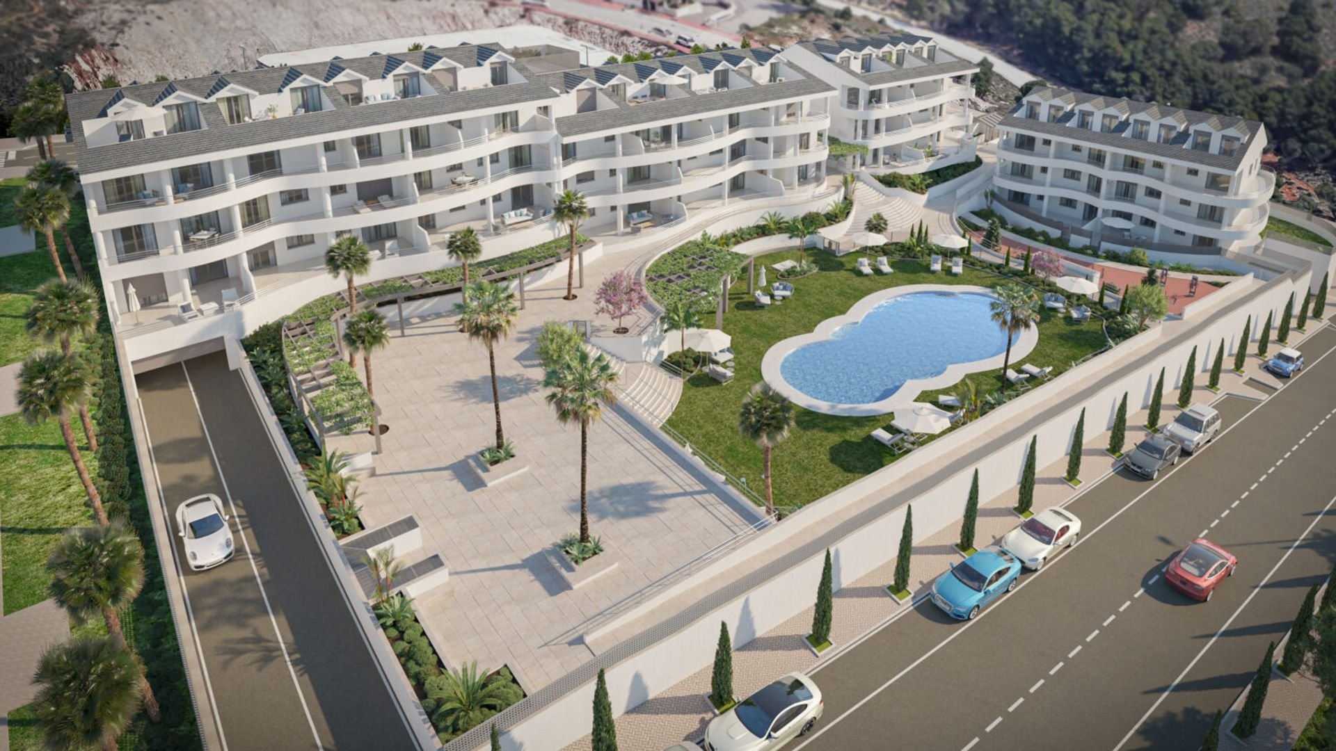 Appartamento in Nexus, Benalmadena, Malaga, Spagna 3 camere da letto, 76 mq. N° 64962