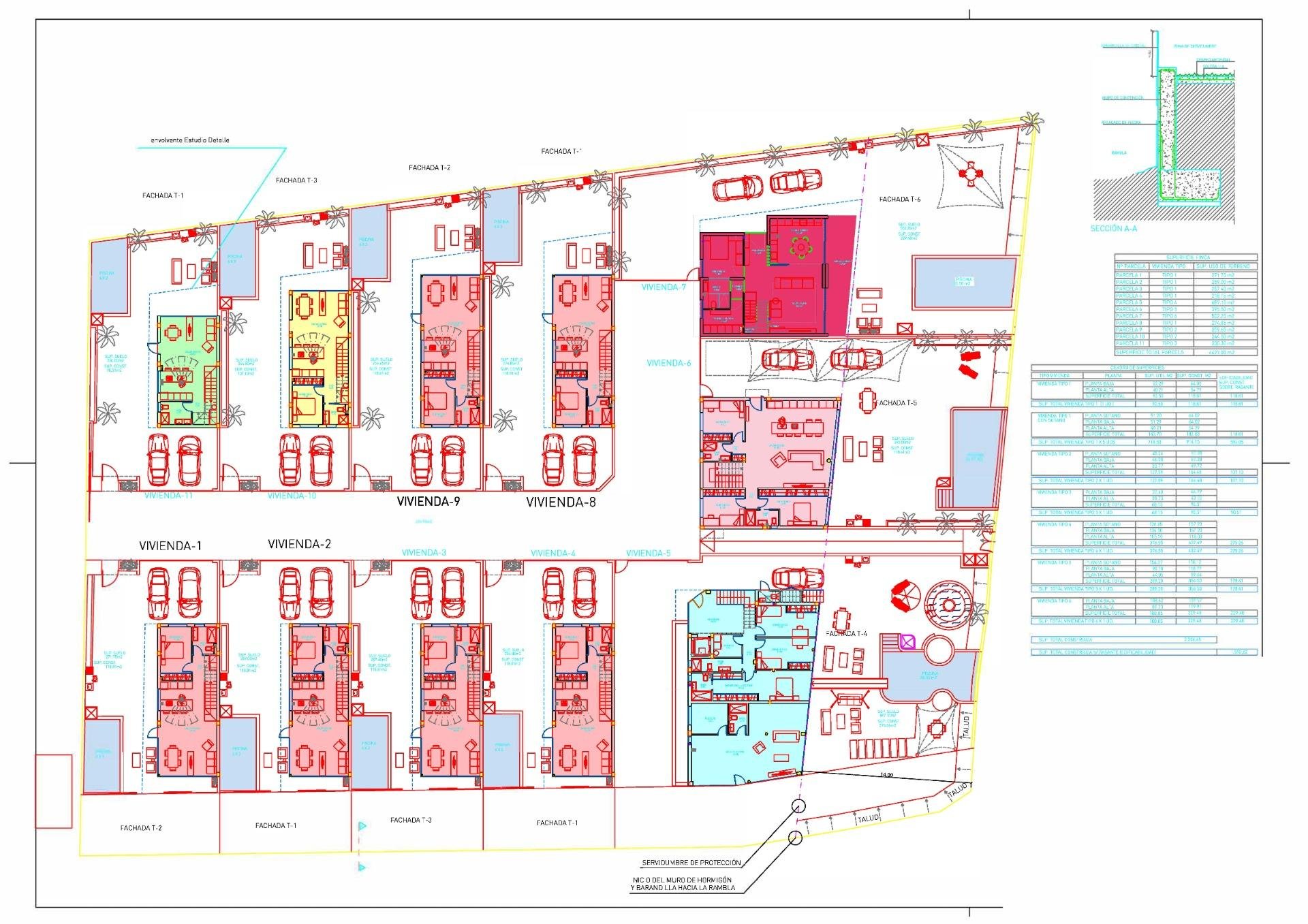 Villa à Mazarron, Murcia, Espagne 3 chambres, 182 m2 No. 141582