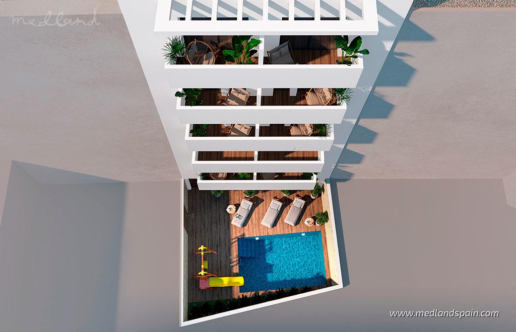 Apartment in Torrevieja, Alicante, Spain 2 bedrooms, 69 sq.m. No. 141368