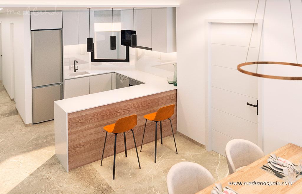 Apartment in Torrevieja, Alicante, Spain 2 bedrooms, 69 sq.m. No. 141368
