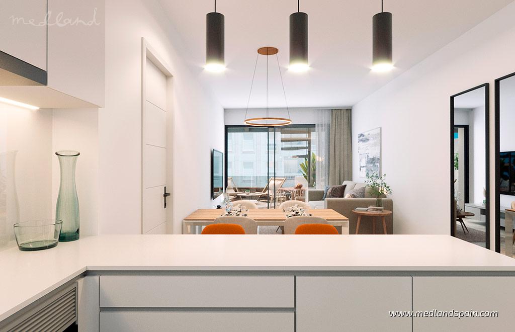 Apartment in Torrevieja, Alicante, Spain 2 bedrooms, 69 sq.m. No. 141368