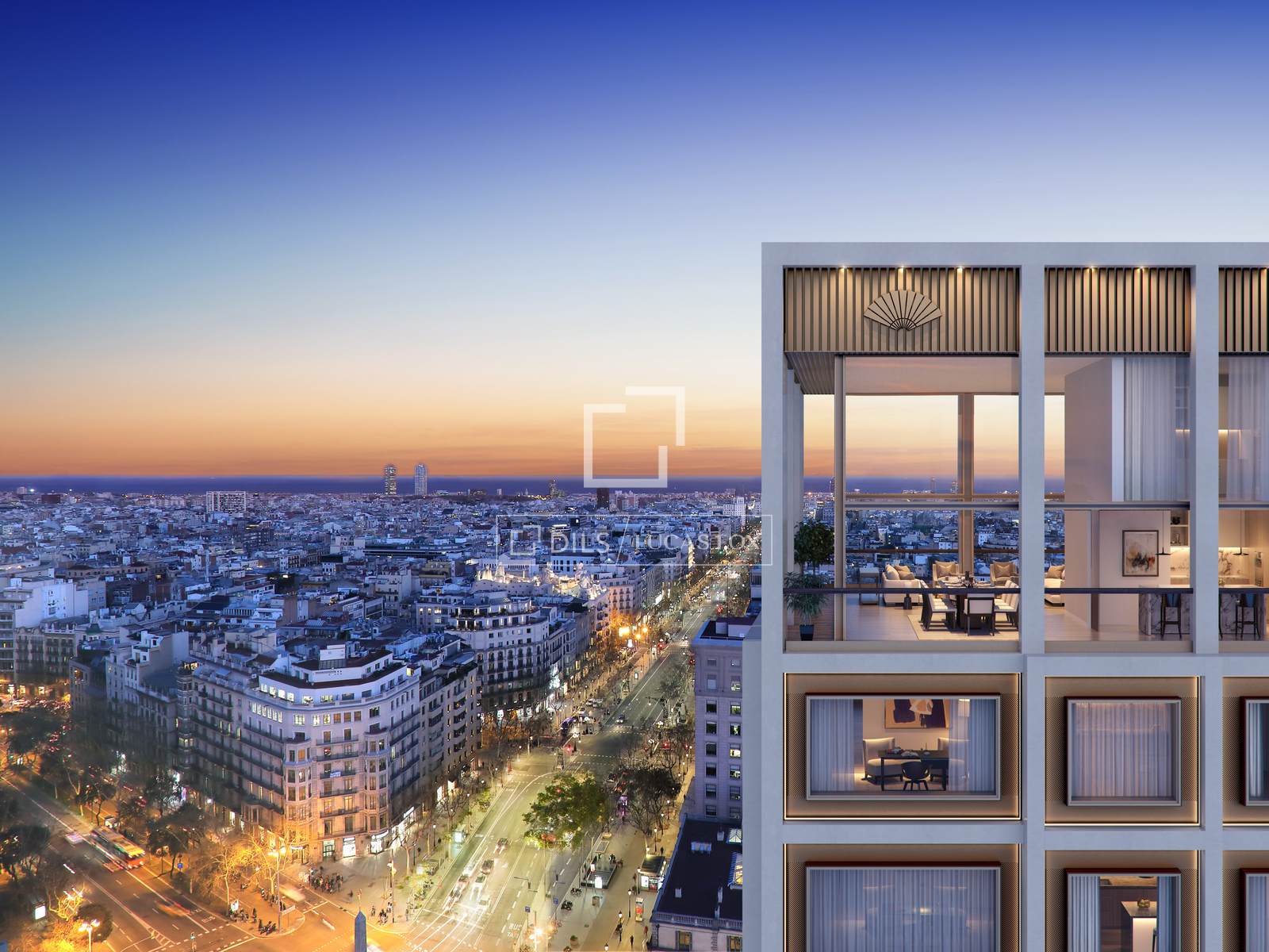 Huoneisto Barcelona, Espanja 2 makuuhuonetta, 235 m2 No. 150691