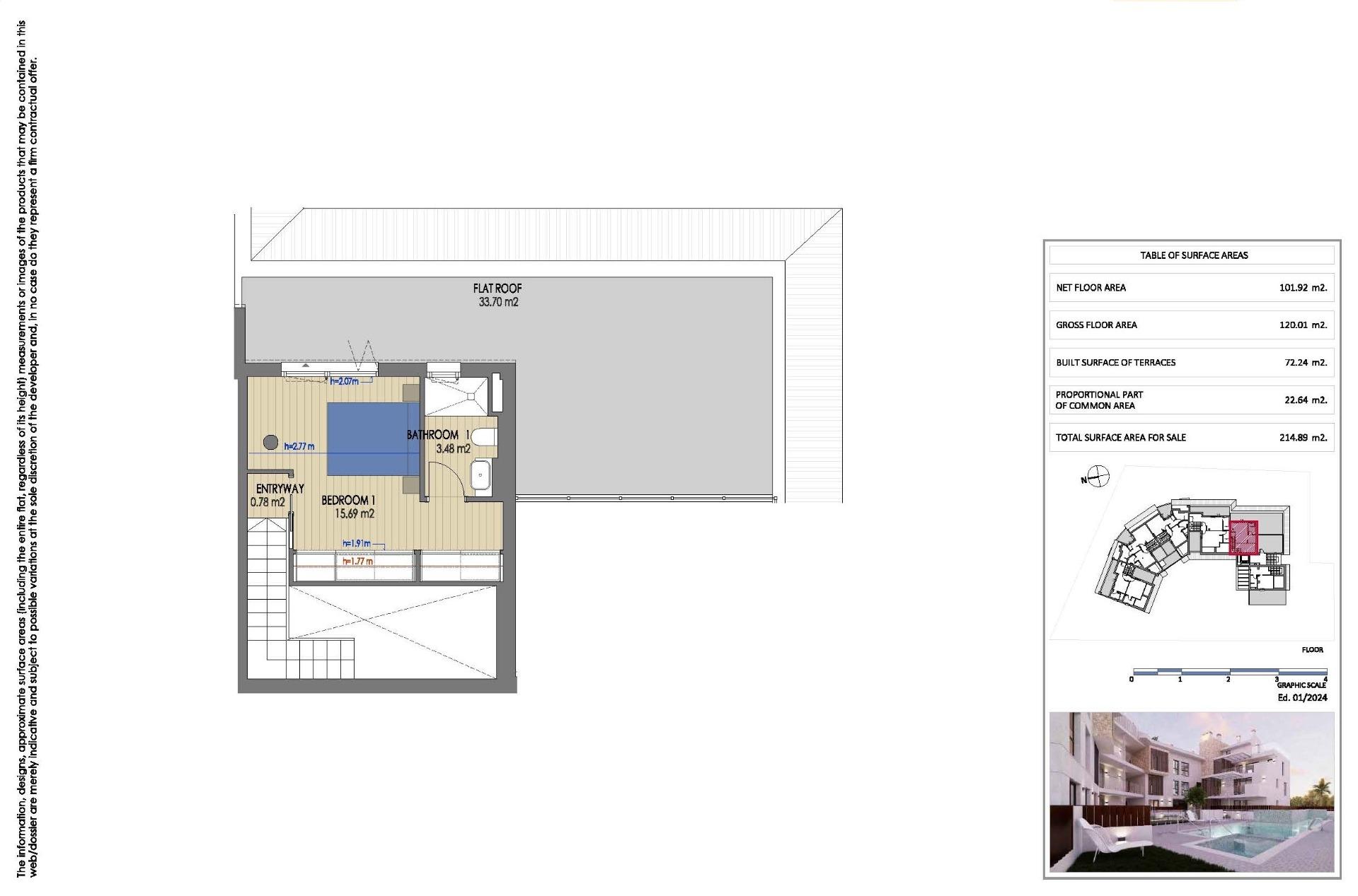 Dzīvoklis Javea, Alicante, Spānijā 3 istabas, 120 m2 Nr. 182648