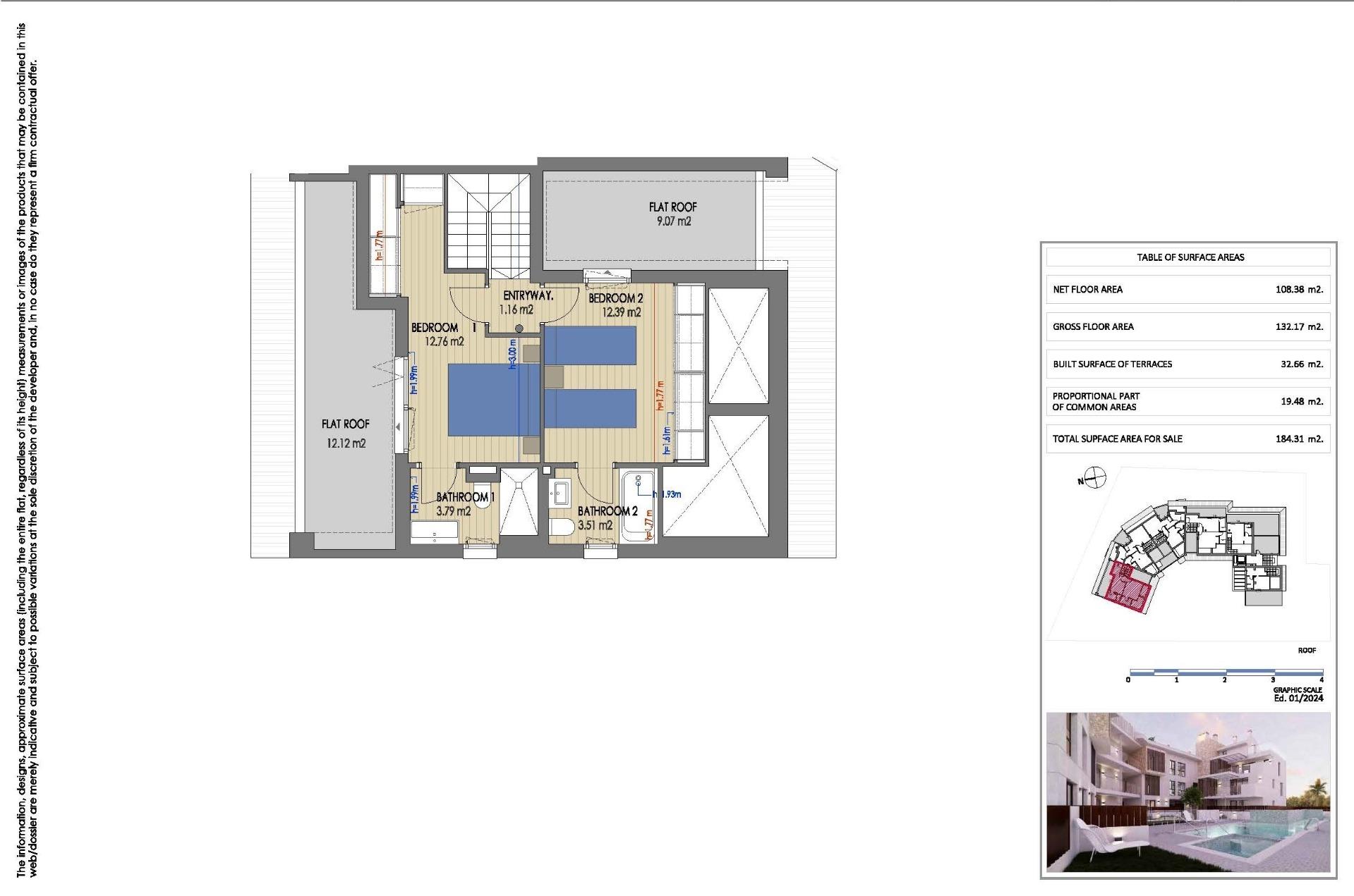 Apartment à Javea, Alicante, Espagne 4 chambres, 132 m2 No. 182649