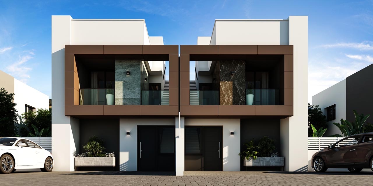 Dvīņu māja Denia, Alicante, Spānijā 3 istabas, 181 m2 Nr. 101600