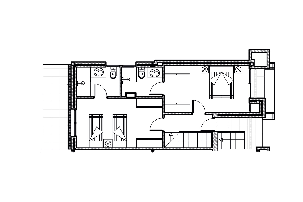 Dvīņu māja Denia, Alicante, Spānijā 3 istabas, 181 m2 Nr. 101600