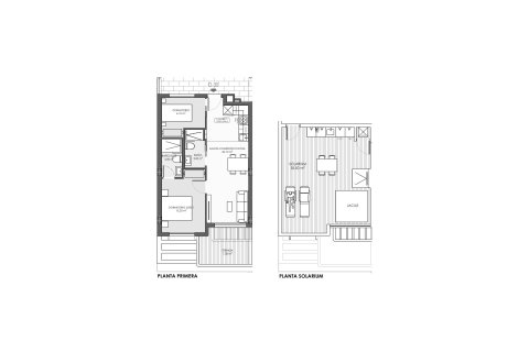 Layout 2 bedrooms, 86.95 sq.m. in MARQUESADO DE MOLINS in Torre de la Horadada, Spain No. 168533