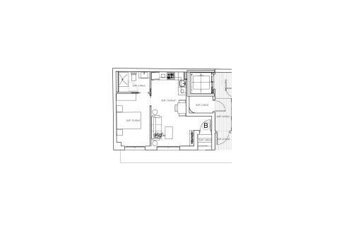 Layout 1 bedroom, 52.77 sq.m. in INTERCOSTA SUN AND CENTER in Torrevieja, Alicante, Spain No. 168530