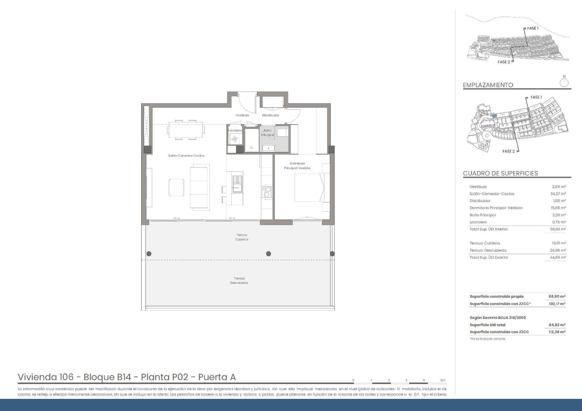 Huoneisto Mojacar, Almeria, Espanja 1 makuuhuone, 110 m2 No. 133905