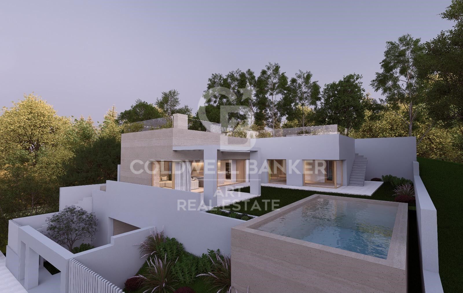 Villa i Estepona, Malaga, Spanien 3 sovrum, 217 kvm. Nr. 158210