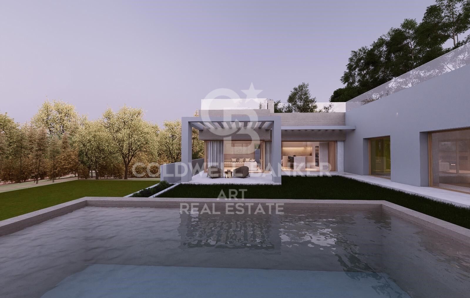 Villa i Estepona, Malaga, Spanien 3 sovrum, 217 kvm. Nr. 158210