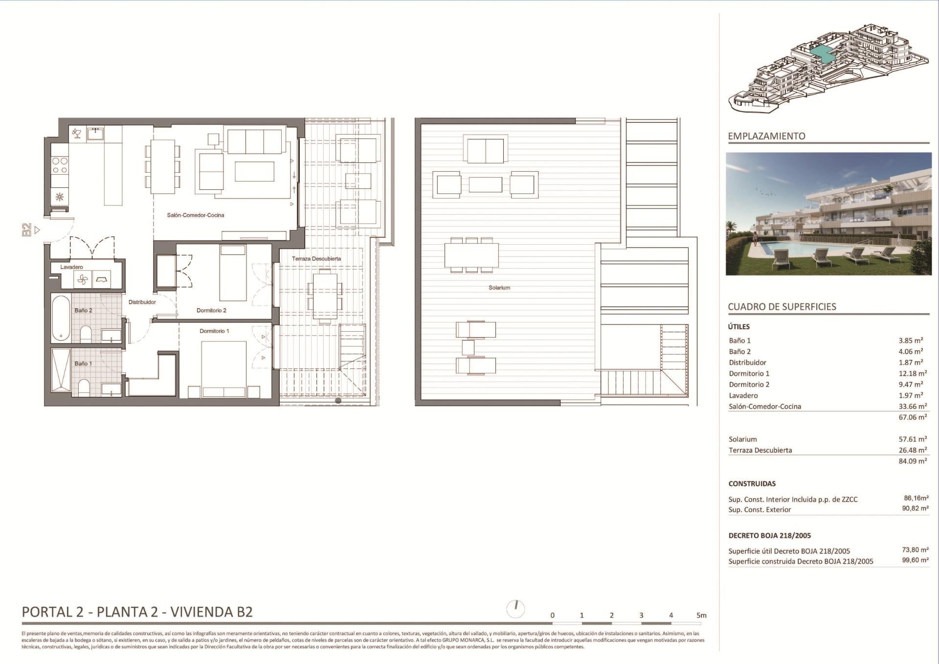 Penthouse in Estepona, Malaga, Spain 2 bedrooms, 99 sq.m. No. 169665