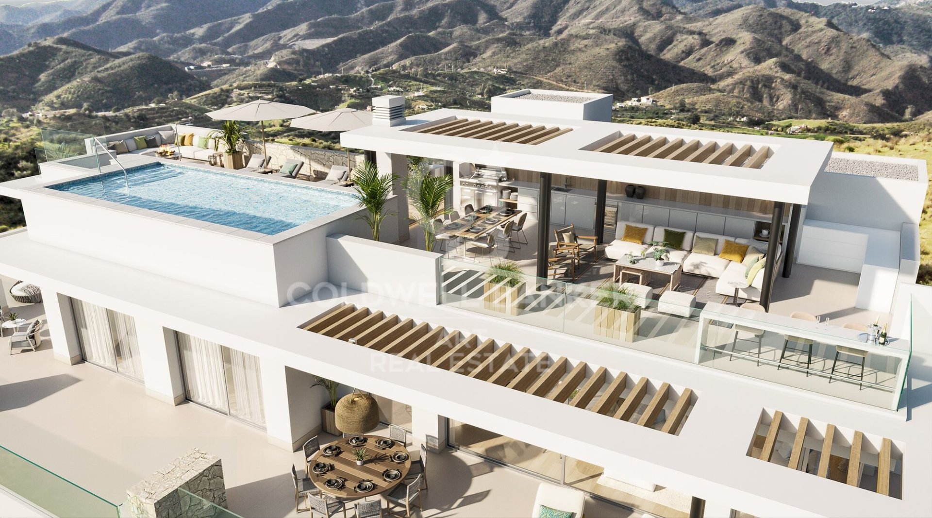 Lägenhet i Marbella, Malaga, Spanien 4 sovrum, 288 kvm. Nr. 158073