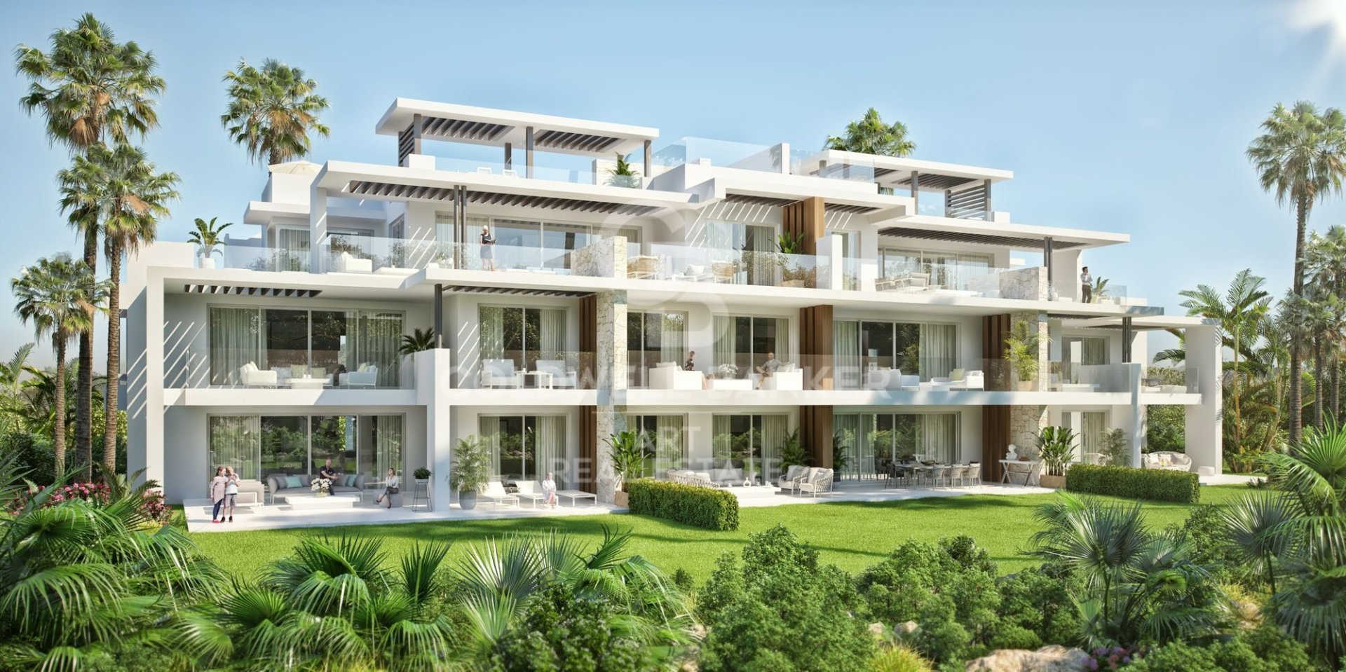 Lägenhet i Marbella, Malaga, Spanien 4 sovrum, 288 kvm. Nr. 158073