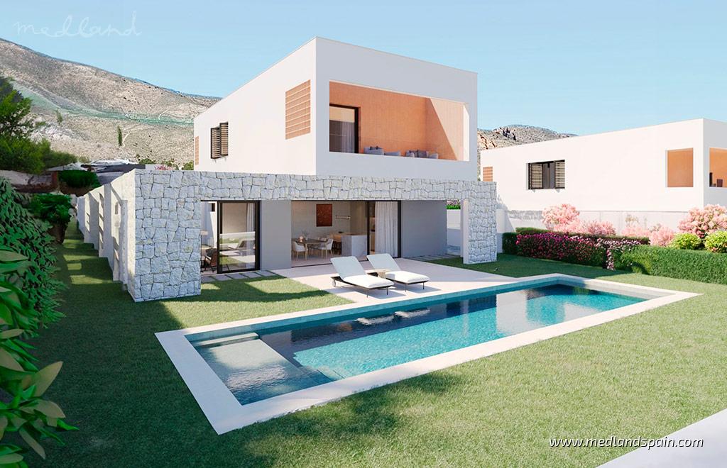 Villa en Finestrat, Alicante, España 4 dormitorios, 242 m2 No. 192962