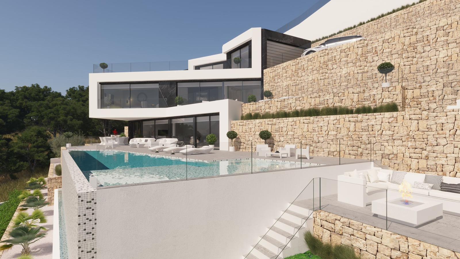 Villa en Benissa, Alicante, España 4 dormitorios, 598 m2 No. 154593