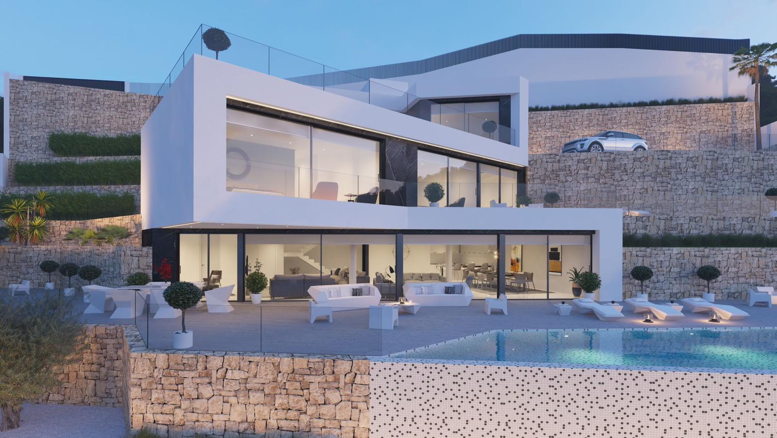 Villa en Benissa, Alicante, España 4 dormitorios, 598 m2 No. 154593