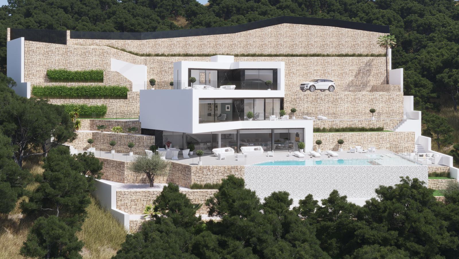 Villa en Benissa, Alicante, España 4 dormitorios, 598 m2 No. 154593