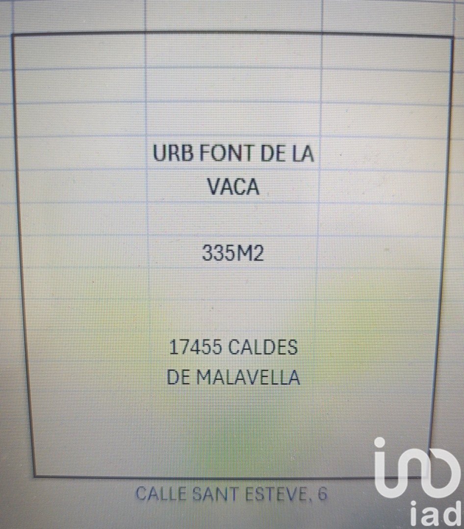 Terreno a Caldes de Malavella, Girona, Spagna 355 mq. N° 185983