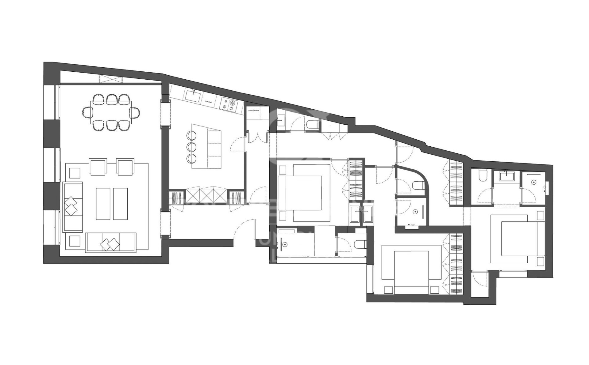 Huoneisto Madrid, Espanja 3 makuuhuonetta, 174 m2 No. 157806